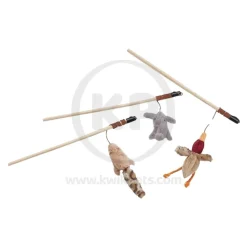 Skinneeez Friends Teaser Wands with Catnip Cat Toy Assorted 12-in