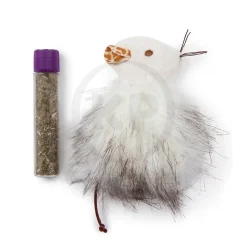 SmartyKat Madcap Mouse Refillable with Catnip Tube Cat Toy Assorted