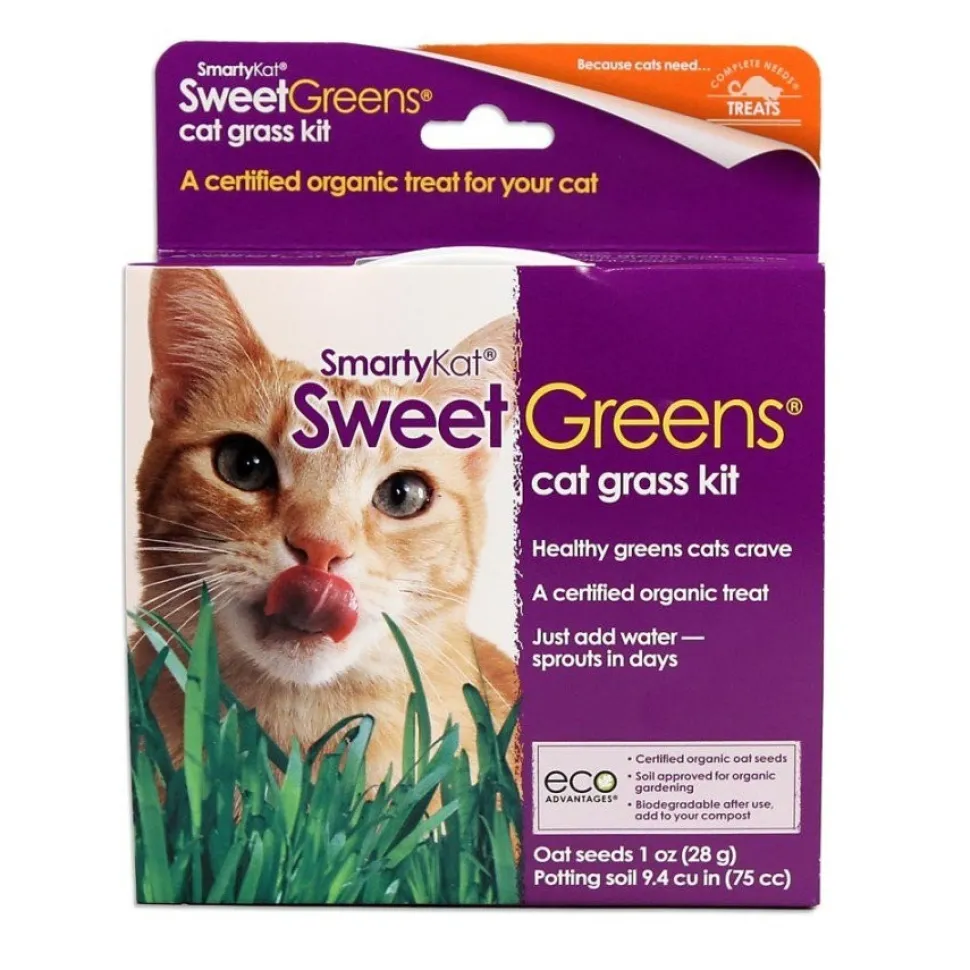 SmartyKat Sweet Greens Cat Grass Seed Kit 1-oz