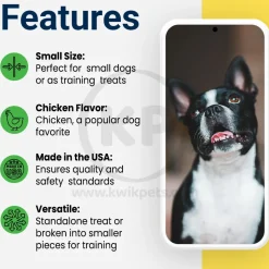 Smokehouse Chicken Chips Dog Treat Small 16-oz