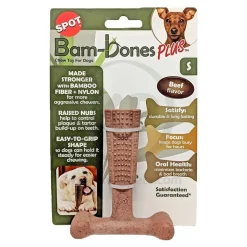 Spot Bam-Bone Plus Dog Chew Beef Small 4-in