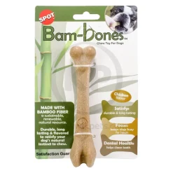 Spot Bam-Bones Chicken Bone Dog Chew Toy Large 7.25-in