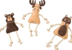 Spot Dura-Fused Leather Forest Dog Toy Assorted Brown & Tan 14-in