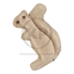 Spot Dura-Fused Leather & Jute Dog Toy Squirrel Tan Small
