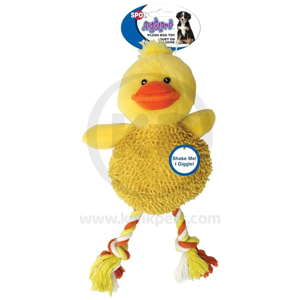 Spot Giggler Pals Plush Dog Toy Assoted 12-in