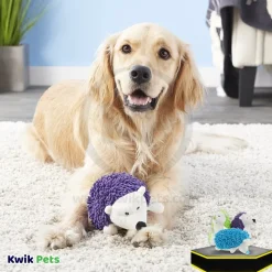 Spot Giggler Plush Dog Toy Hedgehog Assorted 6.5-in