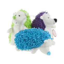 Spot Giggler Plush Dog Toy Hedgehog Assorted 6.5-in
