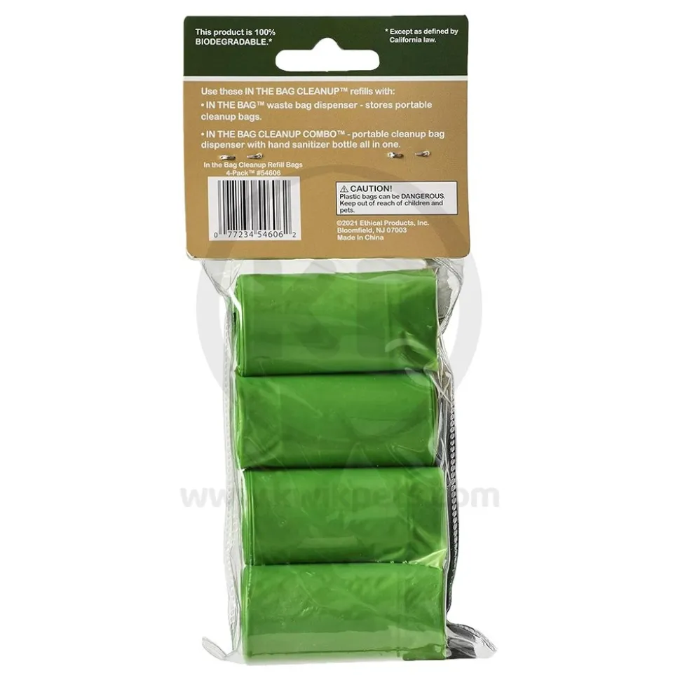 Spot In The Bag Clean-Up Bag Refill Green 4 Count