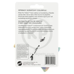 Spot Kitty Fun Tubes Catnip Cat Toy Assorted 3 Count 3.25-in