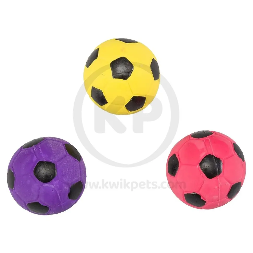 Spot Latex Soccer Ball Dog Toy Assorted 2-in