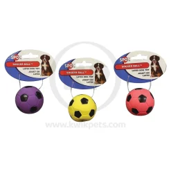 Spot Latex Soccer Ball Dog Toy Assorted 2-in
