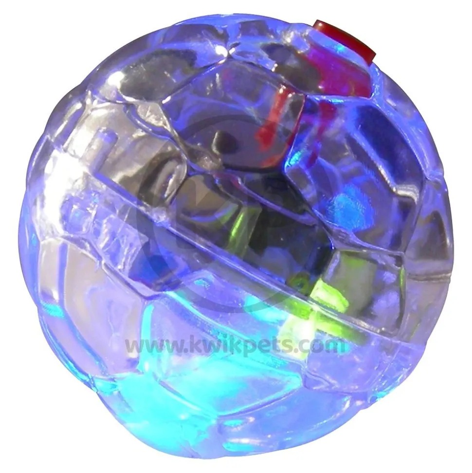 Spot LED Motion Activated Ball Cat Toy Multicolor