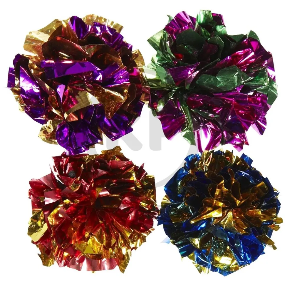 Spot Mylar Balls Cat Toy Multicolor 4 Count 1.5-in
