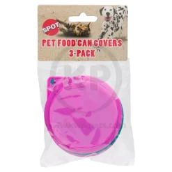 Spot Pet Food Can Covers Assorted 3 Count 3.5-in