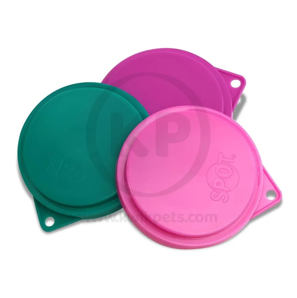 Spot Pet Food Can Covers Assorted 3 Count 3.5-in