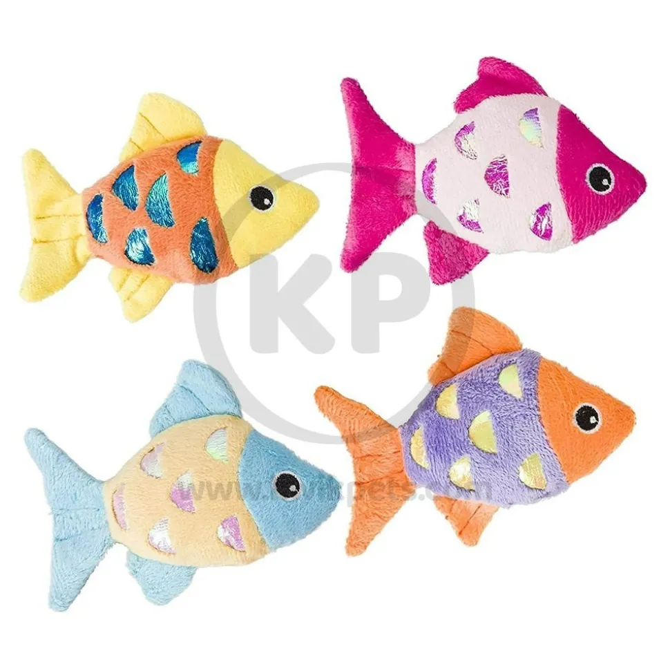 Spot Shimmer Glimmer Fish Catnip Toy Assorted