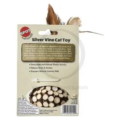 Spot Silver Vine Chunky Cat Toy Assorted Tan/Brown 6-in