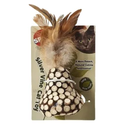 Spot Silver Vine Chunky Cat Toy Assorted Tan/Brown 6-in