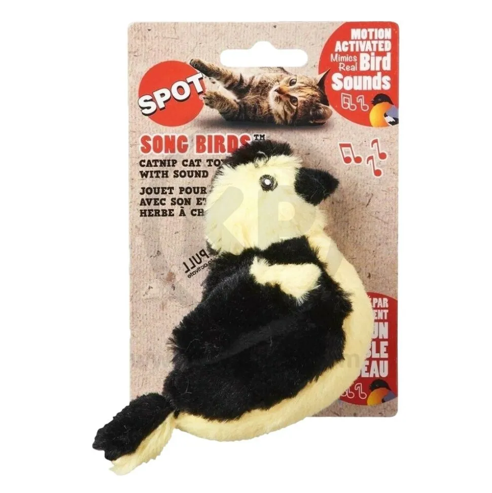 Spot Songbird Cat Toy with Catnip Assorted 5-in