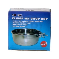 Spot Stainless Steel Bird Coop Cup with Bolt Clamp 10-oz