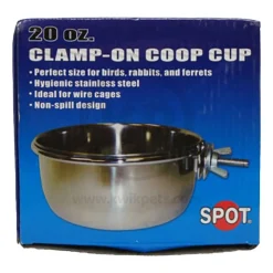 Spot Stainless Steel Bird Coop Cup with Bolt Clamp 20-oz