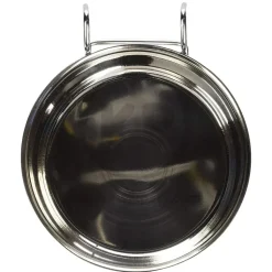 Spot Stainless Steel Coop Cup with Wire Hanger for Dogs, Cats, Birds & Small Pets 30-oz