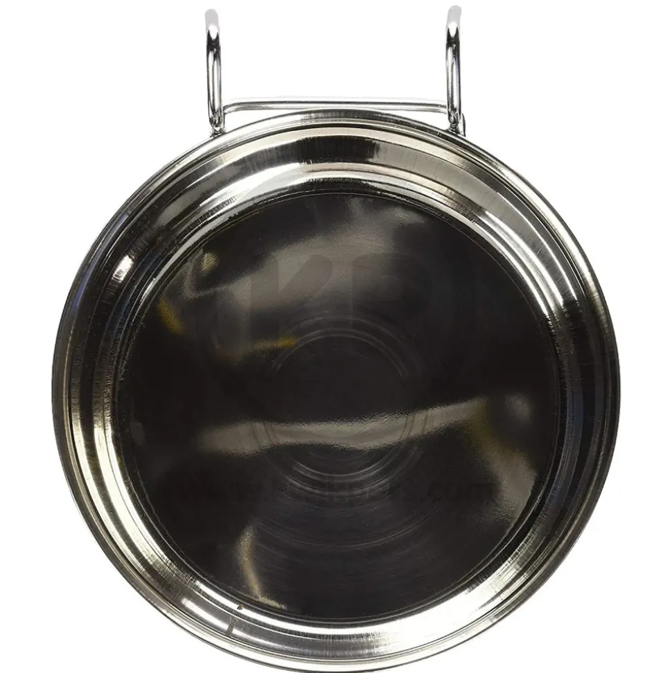 Spot Stainless Steel Coop Cup with Wire Hanger for Dogs, Cats, Birds & Small Pets 30-oz