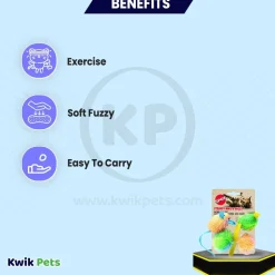 Spot Stringy Mice & Ball Cat Toy with Catnip Assorted 4 Count 2-in