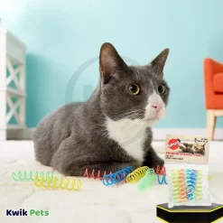 Spot Thin Colorful Springs Cat Toy Assorted 10 Count 3-in