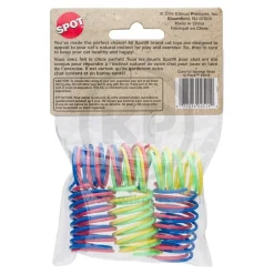 Spot Wide Colorful Springs Cat Toy Assorted 10 Count 2-in