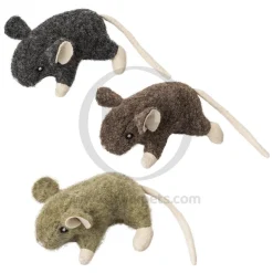 Spot Wool Mouse Willie Cat Toy with Catnip Assorted 3.5-in