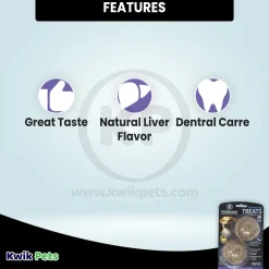 Starmark Everlasting Dog Treat Liver Medium 3.6-oz