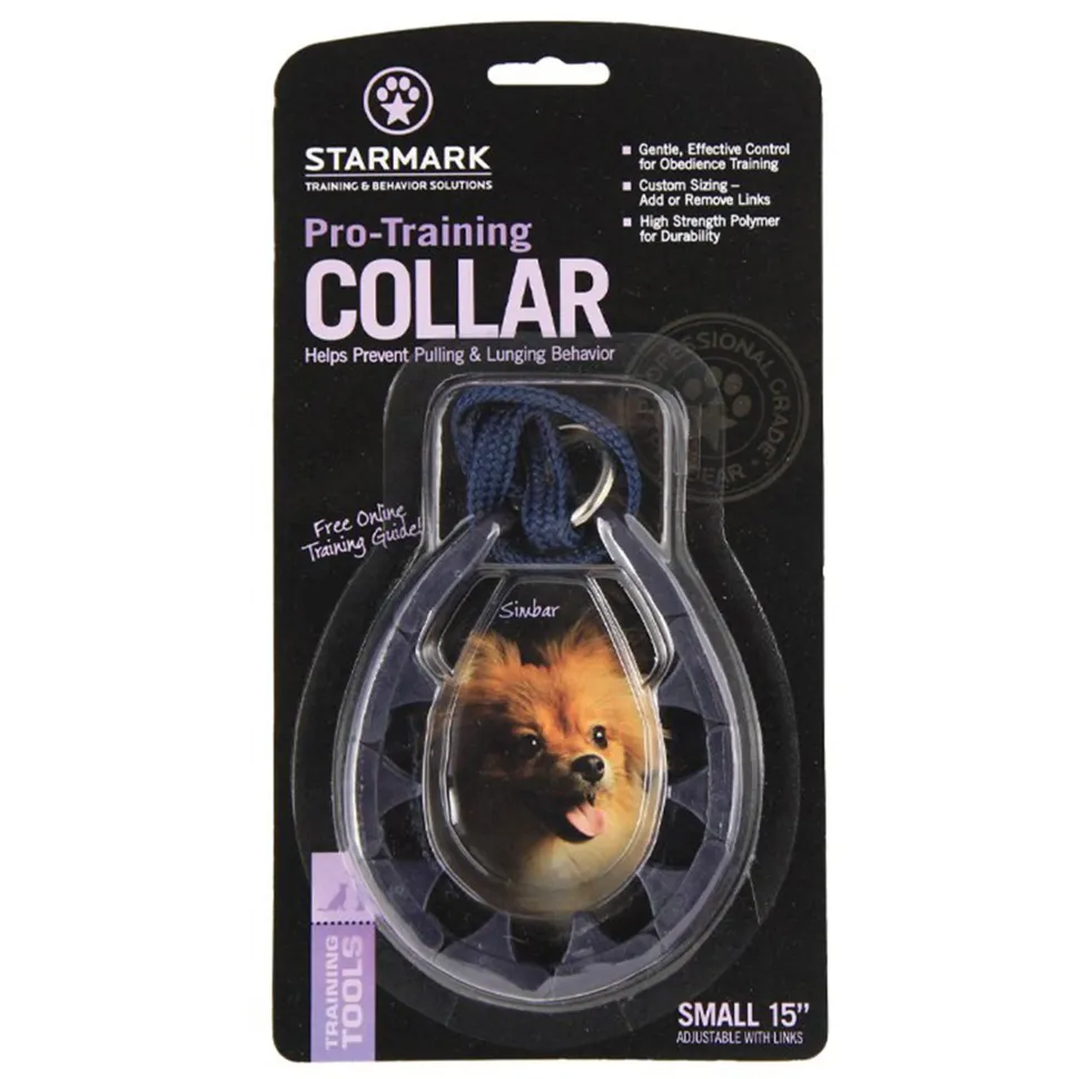 Starmark Pro-Training Dog Collar Black 15-in Small