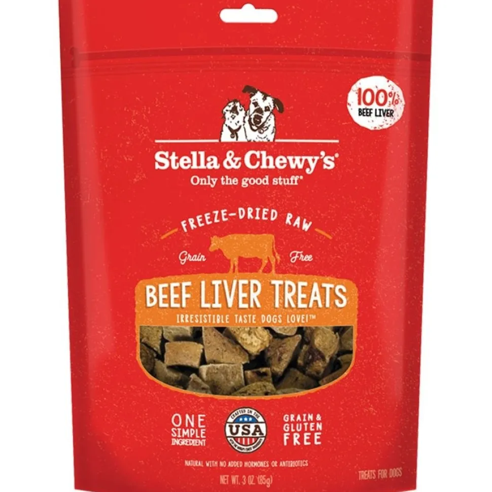 Stella & Chewy's Freeze-Dried Raw Dog Treats Beef Liver 3-oz