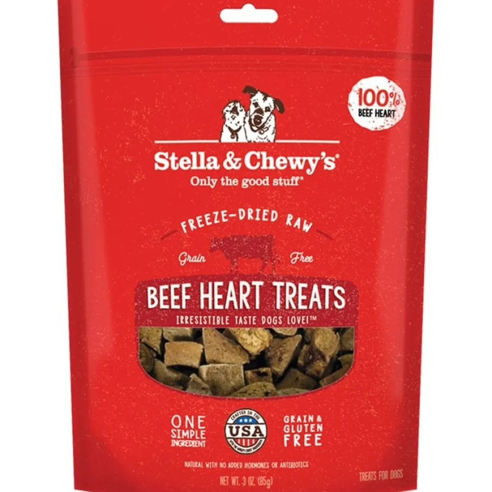 Stella & Chewy's Freeze-Dried Raw Dog Treats Beef Heart 3-oz