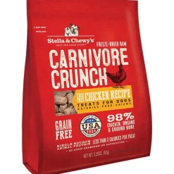 Stella & Chewy's Freeze-Dried Raw Carnivore Crunch Dog Treats Cage-Free Chicken Recipe 3.25-oz