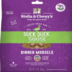 Stella & Chewy's Freeze-Dried Raw Dinner Morsels Cat Food Duck Duck Goose Recipe 8-oz
