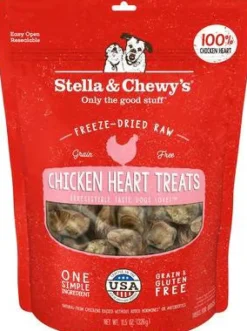 Stella & Chewy's Freeze-Dried Raw Dog Treats Chicken Heart 11.5-oz