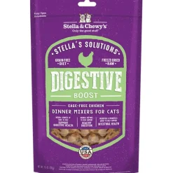 Stella & Chewy's Stella's Solutions Freeze-Dried Raw Digestive Support Cat Food Cage-Free Chicken Recipe 7.5-oz