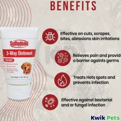 Sulfodene Wound Care 3-Way Ointment for Dogs 2-oz
