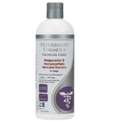 Synergy Labs Veterinary Formula Antiparasitic & Antiseborrheic Medicated Dog Shampoo 16-oz