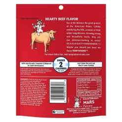 Temptations Classics Crunchy & Soft Adult Cat Treats Hearty Beef 6.3-oz