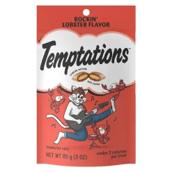 Temptations Classics Crunchy & Soft Adult Cat Treats Rockin' Lobster 3-oz