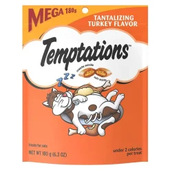 Temptations Classics Crunchy & Soft Adult Cat Treats Tantalizing Turkey 6.3-oz