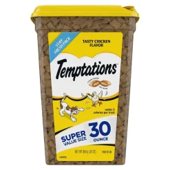 Temptations Classics Crunchy & Soft Adult Cat Treats Tasty Chicken 30-oz