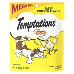 Temptations Classics Crunchy & Soft Adult Cat Treats Tasty Chicken 6.3-oz