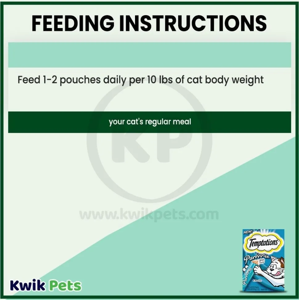 Temptations Creamy Creamy Purée Lickable Cat Treats Tuna 1.7-oz