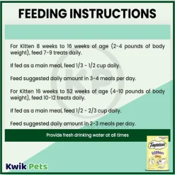 Temptations Kitten Cat Treat Chicken & Dairy 3-oz