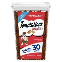 Temptations MixUps Backyard Cookout Flavor Crunchy & Soft Adult Cat Treats 30-oz