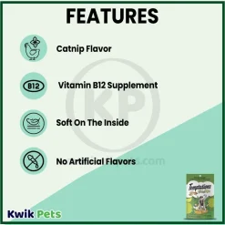 Temptations MixUps Catnip Fever Crunchy & Soft Adult Cat Treats 3-oz